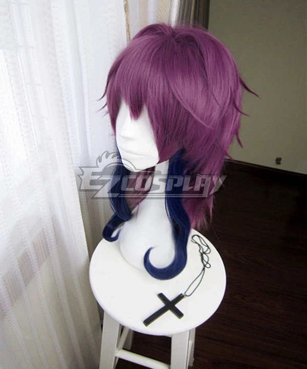 K Return Of Kings Mishakuji Yukari Purple Cosplay Wig 3 K Return Of Kings Mishakuji Yukari Purple Cosplay Wig - Image 3