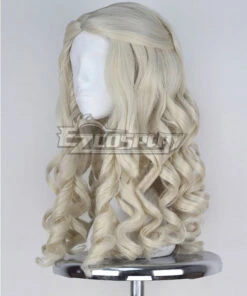 Alice In Wonderland Through The Looking Glass White Queen Cosplay Wig 6 Alice In Wonderland Through The Looking Glass White Queen Cosplay Wig -EZCOSPLAY SHOP ewg0708 3