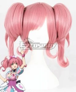 Macross Delta Macross Δ Makina Nakajima Pink Cosplay Wig