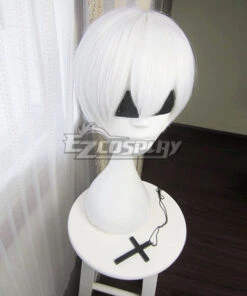 NieR: Automata 9S YoRHa No.9 Type S White Cosplay Wig -EZCOSPLAY SHOP ewg0976 3