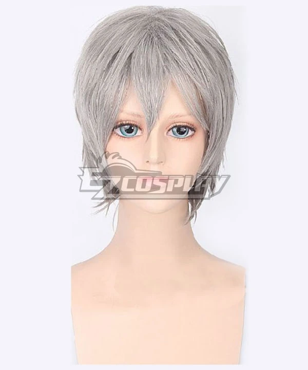 How NOT To Summon A Demon Lord Isekai Maou To Shoukan Shoujo Dorei Majutsu Takuma Sakamoto Diablo Silver White Cosplay Wig 2 How NOT To Summon A Demon Lord Isekai Maou To Shoukan Shoujo Dorei Majutsu Takuma Sakamoto Diablo Silver White Cosplay Wig - Image 2