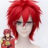 That Time I Got Reincarnated As A Slime Tensei Shitara Suraimu Datta Ken Benimaru Red Cosplay Wig -EZCOSPLAY SHOP ewg2105