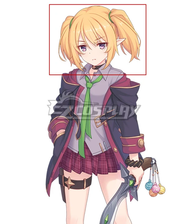 Princess Connect! Re:Dive Chloe Regular Golden Cosplay Wig 1 Princess Connect! Re:Dive Chloe Regular Golden Cosplay Wig