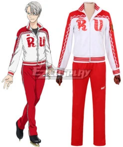 Yuri On Ice YURI!!!on ICE Victor Nikiforov Sportswear Suit Cosplay Costume