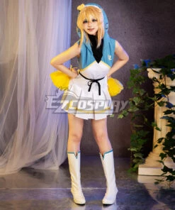Ezcosplay Original Guilty Gear -Strive-Bridget Cheerleading Uniforms Specialty Dresses Cosplay Costume -EZCOSPLAY SHOP ezcosplay original guilty gear strive bridget cheerleading 03