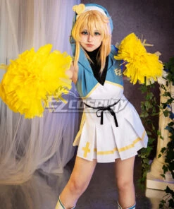 Ezcosplay Original Guilty Gear -Strive-Bridget Cheerleading Uniforms Specialty Dresses Cosplay Costume -EZCOSPLAY SHOP ezcosplay original guilty gear strive bridget cheerleading 07