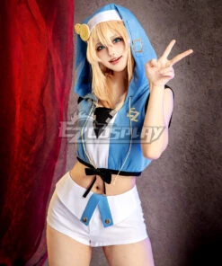 Ezcosplay Original Guilty Gear -Strive-Bridget Cheerleading Uniforms Cosplay Costume -EZCOSPLAY SHOP ezcosplay original guilty gear strive bridget cheerleading 06