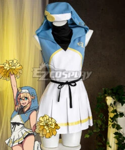 Ezcosplay Original Guilty Gear -Strive-Bridget Cheerleading Uniforms Specialty Dresses Cosplay Costume -EZCOSPLAY SHOP ezcosplay original guilty gear strive bridget cheerleading uniforms 1