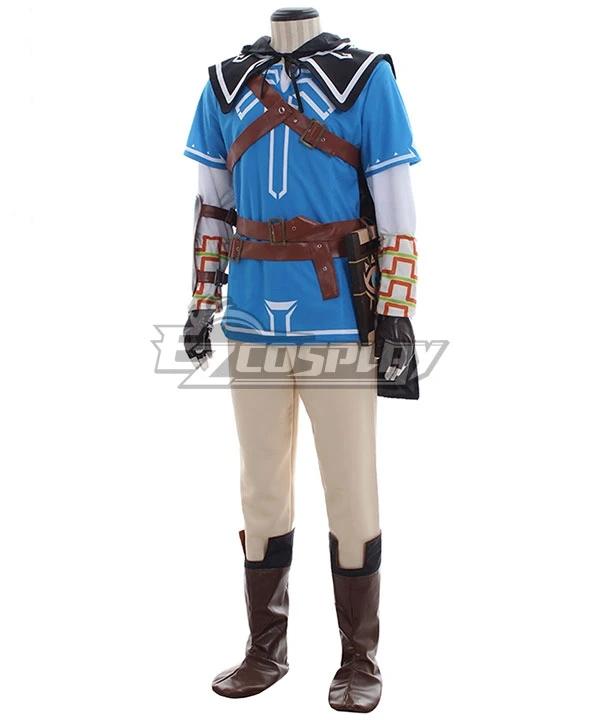 TLOZ: Breath Of The Wild Link Cosplay Costume 2 TLOZ: Breath Of The Wild Link Cosplay Costume - Image 2
