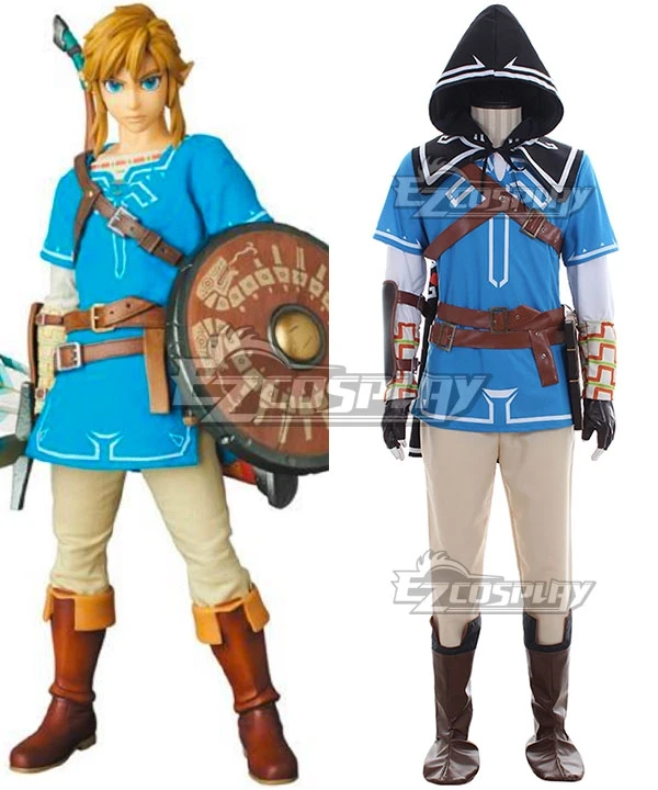 TLOZ: Breath Of The Wild Link Cosplay Costume 1 TLOZ: Breath Of The Wild Link Cosplay Costume