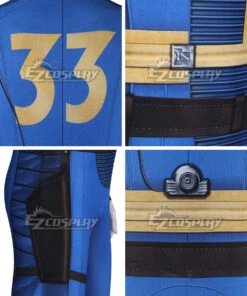 Fallout (2024 TV Series) Vault 33 Male Jumpsuit Halloween Cosplay Costume -EZCOSPLAY SHOP fallout 2024 tv series male jumpsuit cosplay costume 7