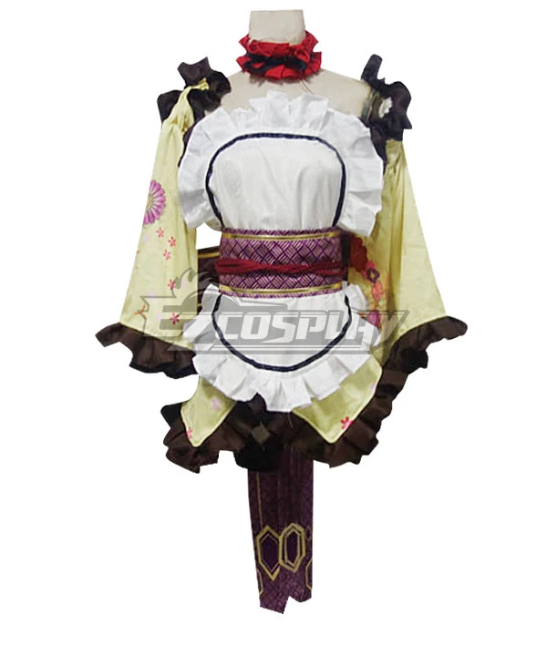 Fate Grand Order Berserker Ibaraki Douji Maid Cosplay Costume 2 Fate Grand Order Berserker Ibaraki Douji Maid Cosplay Costume - Image 2