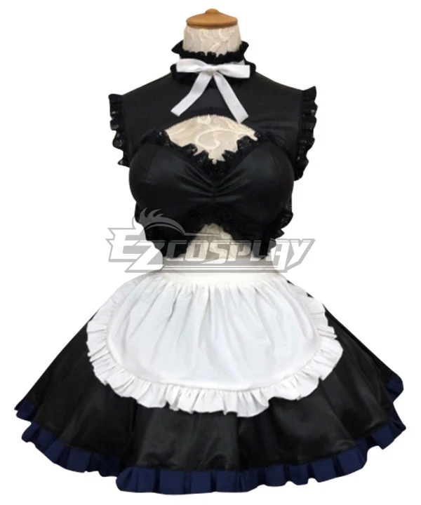 Fate Grand Order FGO Shielder Mashu Mash Kyrielight Matthew Kyrielite Maid Wear Cosplay Costume - Image 2