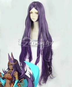 Fate Grand Order Queen Of Sheba Purple Cosplay Wig