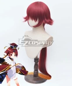 Fate Grand Order Saber Benienma Red Yellow Cosplay Wig