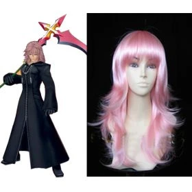 Kingdom Hearts II Organization XIII Marluxia Cosplay Wig 1 Kingdom Hearts II Organization XIII Marluxia Cosplay Wig