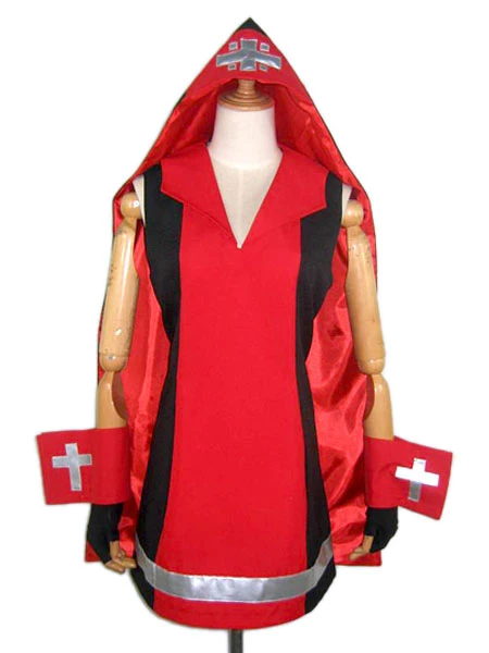 Guilty Gear Bridget Red Cosplay Costume 1 Guilty Gear Bridget Red Cosplay Costume