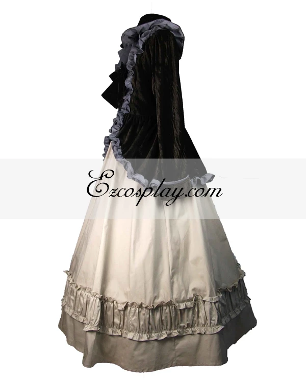 Black Coat And Gothic Lolita Dress 3 Black Coat And Gothic Lolita Dress - Image 3