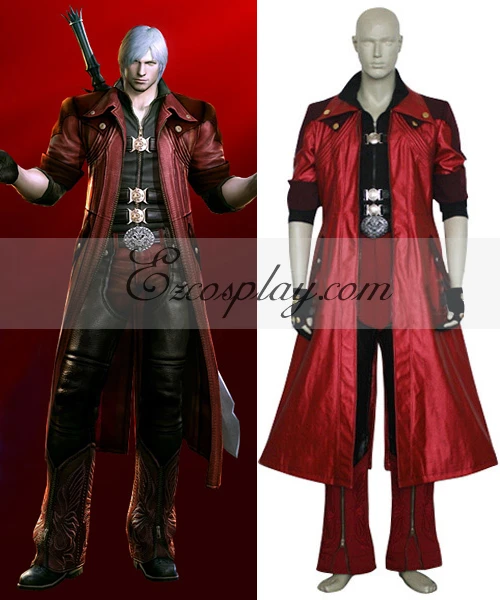 Devil May Cry 4 Dante Cosplay Costume - Without Coat 1 Devil May Cry 4 Dante Cosplay Costume - Without Coat