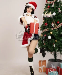 Final Fantasy VII Ever Crisis FF7EC ChristmasTifa Lockhart Cosplay Costume -EZCOSPLAY SHOP final fantasy vii ever crisis ff7ec christmas tifa lockhart cosplay 05