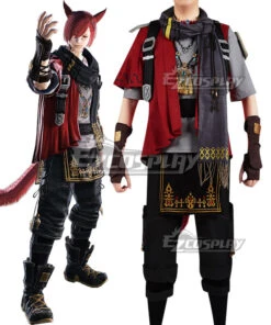Final Fantasy XIV 5.3 FF14 G'raha TiaCosplay Costume -EZCOSPLAY SHOP final fantasy xiv 5.3 ff14 g raha tia cosplay costume 1