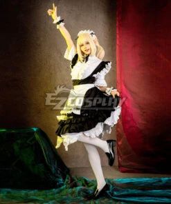 Final Fantasy XIV Housemaid's Apron Dress Cosplay Costume -EZCOSPLAY SHOP final fantasy xiv housemaid s apron dress cosplay costume 03