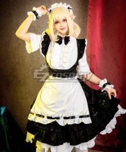 Final Fantasy XIV Housemaid's Apron Dress Cosplay Costume -EZCOSPLAY SHOP final fantasy xiv housemaid s apron dress cosplay costume 05