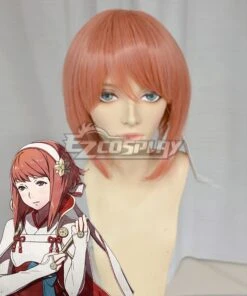 FE Fates IF Sakura Orange Cosplay Wig
