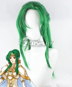 FE Radiant Dawn Elincia Green Cosplay Wig