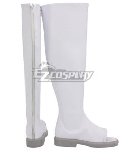 Fire Force Enen No Shouboutai Iris White Shoes Cosplay Boot -EZCOSPLAY SHOP fire force enen no shouboutai iris white shoes cosplay boot 3