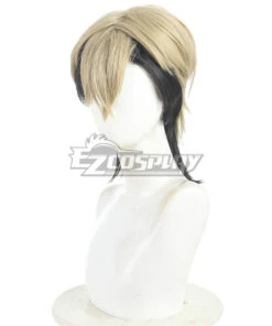 Gachiakuta Zanka Nijiku Golden Black Cosplay Wig -EZCOSPLAY SHOP gachiakuta zanka nijiku golden black cosplay wig 3