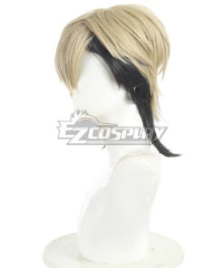 Gachiakuta Zanka Nijiku Golden Black Cosplay Wig -EZCOSPLAY SHOP gachiakuta zanka nijiku golden black cosplay wig 4