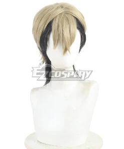 Gachiakuta Zanka Nijiku Golden Black Cosplay Wig -EZCOSPLAY SHOP gachiakuta zanka nijiku golden black cosplay wig 5