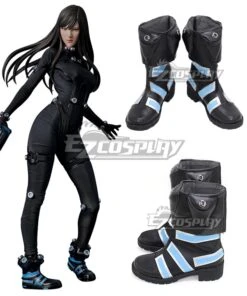 Gantz Reika Shimohira Anzu Yamasaki Masaru Kato Black Cosplay Shoes