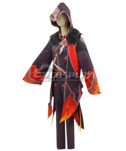 Genshin Impact Fatui Pyro Agent Cosplay Costume -EZCOSPLAY SHOP genshin impact fatui pyro agent cosplay costume 3
