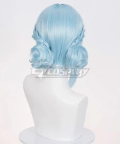 Genshin Impact Ineffa Blue Cosplay Wig -EZCOSPLAY SHOP genshin impact ineffa blue cosplay wig 5