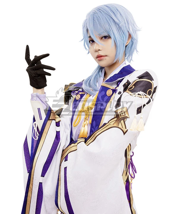 Genshin Impact Kamisato Ayato Cosplay Costume 2 Genshin Impact Kamisato Ayato Cosplay Costume - Image 2