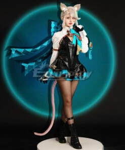 Genshin Impact New Lynette Cosplay Costume -EZCOSPLAY SHOP genshin impact new lynette cosplay costume 03