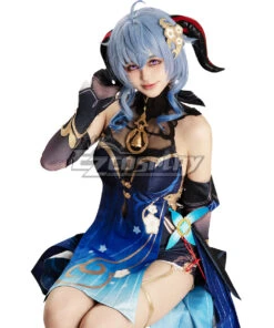 Genshin Impact Twilight Blossom Ganyu Cosplay Costume -EZCOSPLAY SHOP genshin impact twilight blossom ganyu cosplay costume 04