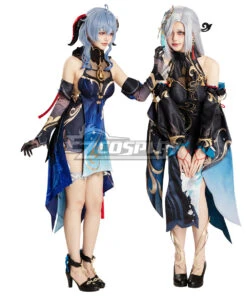 Genshin Impact Twilight Blossom Ganyu Cosplay Costume -EZCOSPLAY SHOP genshin impact twilight blossom ganyu cosplay costume 05