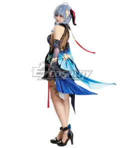 Genshin Impact Twilight Blossom Ganyu Cosplay Costume -EZCOSPLAY SHOP genshin impact twilight blossom ganyu cosplay costume03
