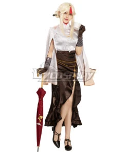 Genshin Impactx Pizza Hut Ningguang Cosplay Costume