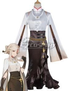 Genshin Impactx Pizza Hut Ningguang Cosplay Costume -EZCOSPLAY SHOP genshin impact x pizza hut ningguang cosplay costume