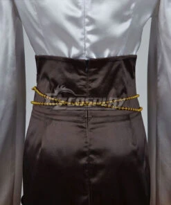 Genshin Impactx Pizza Hut Ningguang Cosplay Costume -EZCOSPLAY SHOP genshin impact x pizza hut ningguang cosplay costume 6