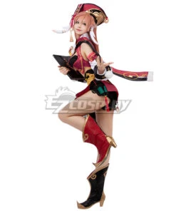 Genshin Impact Yanfei In Stock Halloween Cosplay Costume -EZCOSPLAY SHOP genshin impact yanfei in stock halloween cosplay costume 03