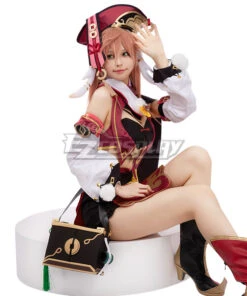 Genshin Impact Yanfei In Stock Halloween Cosplay Costume -EZCOSPLAY SHOP genshin impact yanfei in stock halloween cosplay costume 05