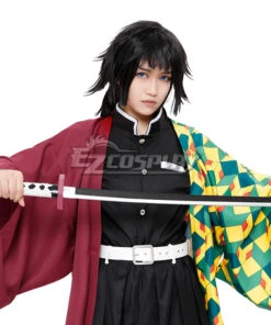 Demon Slayer: Kimetsu No Yaiba Giyuu Tomioka Cosplay Costume -EZCOSPLAY SHOP giyuu tomioka cosplay costume 4