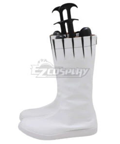 Go! Go! Loser Ranger! Footsoldier D White Shoes Cosplay Boots -EZCOSPLAY SHOP go go loser ranger footsoldier d white shoes cosplay boots 5