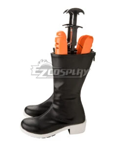 Go! Go! Loser Ranger! Yumeko Suzukiri Black Shoes Cosplay Boots -EZCOSPLAY SHOP go go loser ranger yumeko suzukiri black shoes cosplay boots 4