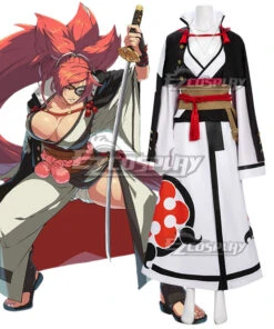 Guilty Gear STRIVE Baiken Halloween Cosplay Costume -EZCOSPLAY SHOP guilty gear strive baiken halloween cosplay costume
